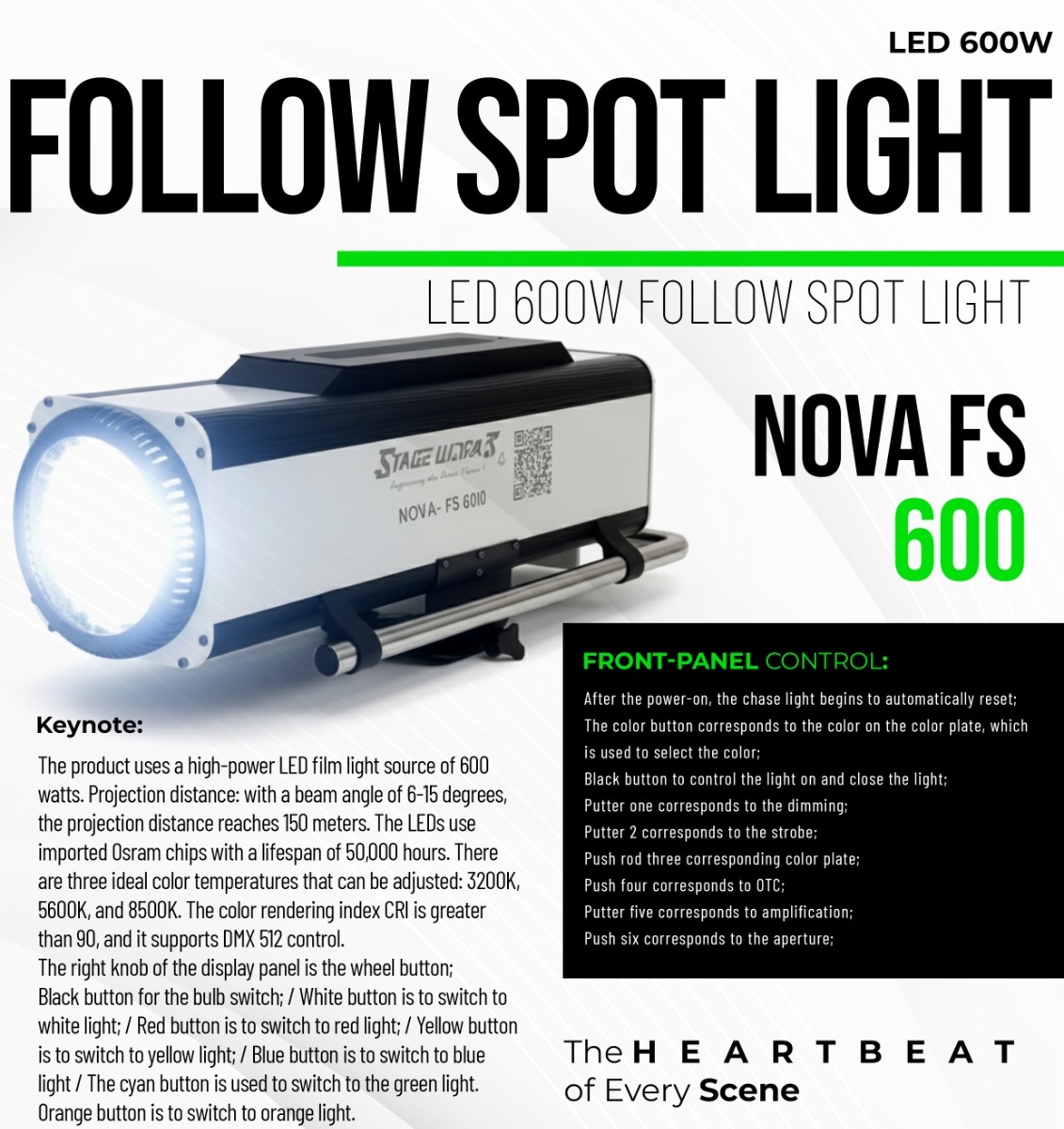 High-Power Followspot (400W-800W)