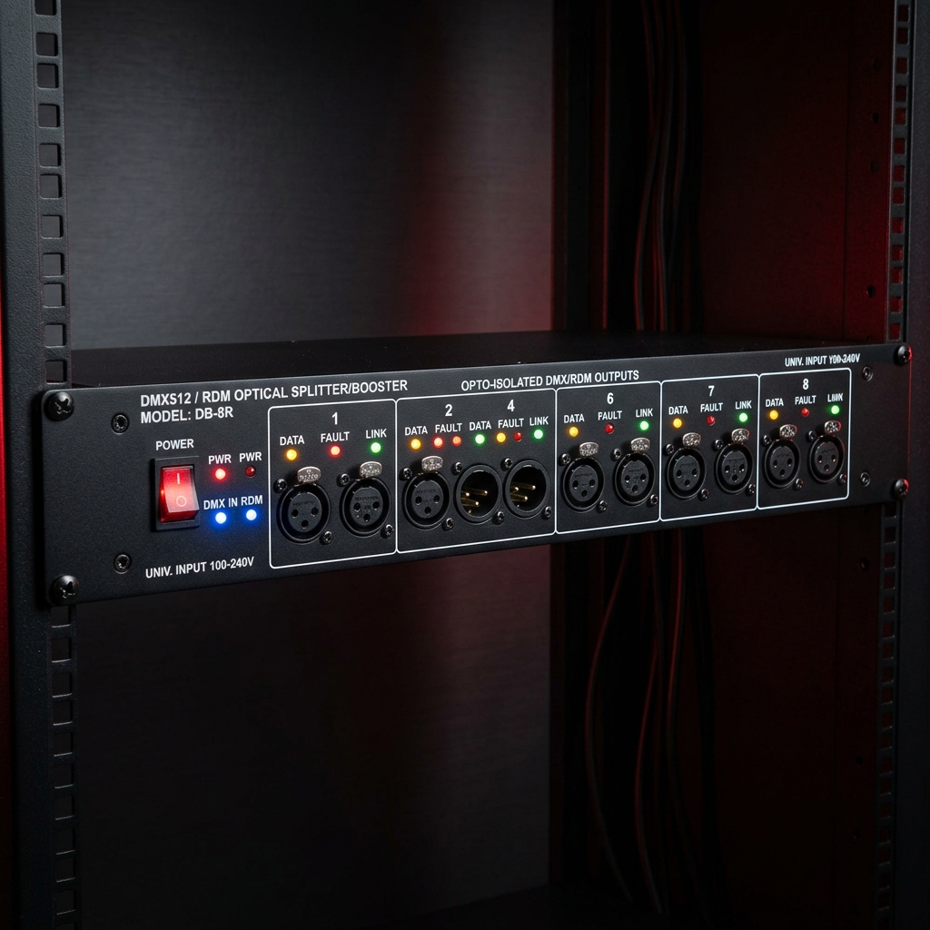 DMX512 / RDM Opto-Isolated Splitters & Boosters