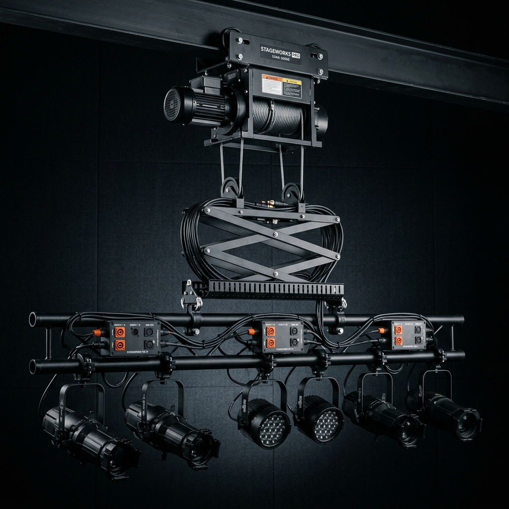 Motorised Winch Lighting Bars